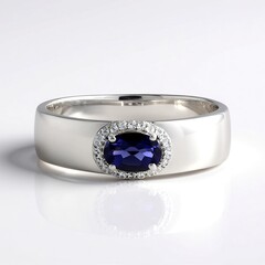 Anello in argento con Iolite
