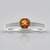 Anello in argento con Citrino Madeira