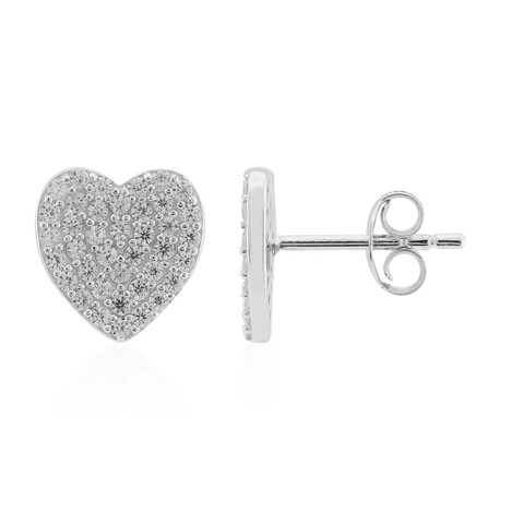 Zircon Silver Earrings