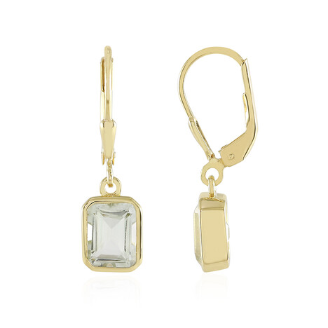 Orecchini in argento con Ametista Verde