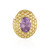 Ciondolo in argento con Ametista Rose de France (MONOSONO COLLECTION)