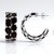 Boucles d'oreilles en argent et Grenat