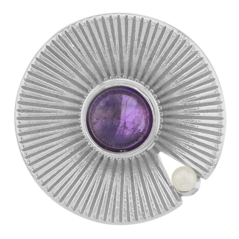 Pendentif en argent et Améthyste