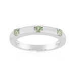 Tulear Green Sapphire Silver Ring (Pallanova)