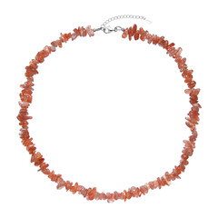 Collier en argent et Pierre du Soleil