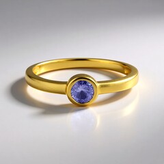 Anello in argento con Tanzanite