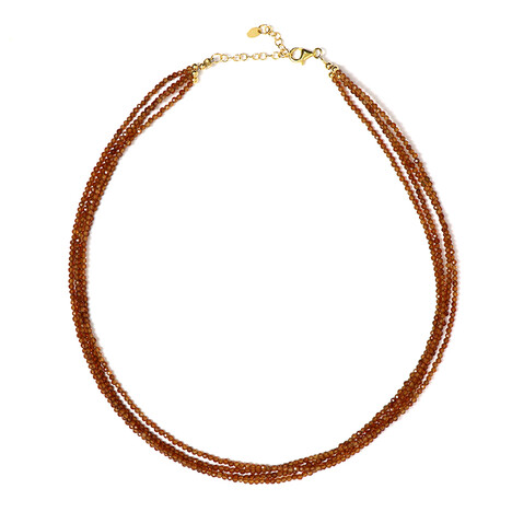 Collar en plata con Granate Hesonita