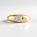 Anello in oro con Diamante I2 (G)  (de Melo Gold)