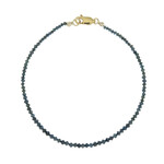 Gouden armband met blauwe diamanten (CUSTODANA)