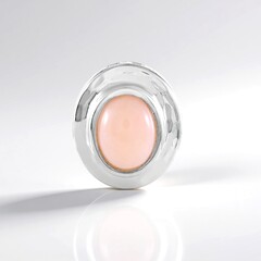 Ciondolo in argento con Opale Rosa