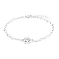 Bracelet en argent et Topaze blanche