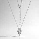 Collana in argento con Topazio Bianco (Adela Silber)