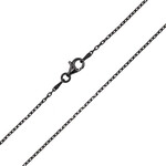 925er Silber-Ankerkette - 3,35 g - 80 cm - rutheniert