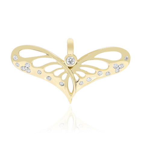 Gouden hanger met een Diamant SI1 (G) (Annette)