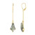 Zilveren oorbellen met Gouden Minary Labradorieten (KM by Juwelo)