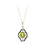 Dashihe-Peridot-Goldhalskette (CIRARI)