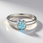 Anello in argento con Zircone Ratanakiri