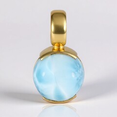 Ciondolo in argento con Larimar