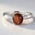 Anello in argento con Occhio di Tigre Rosso