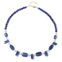 Nepal Kyanite Silver Necklace