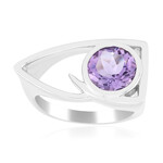 Anillo en plata con Amatista (de Melo Essence)