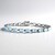 Bracciale in argento con Topazio Blu Cielo