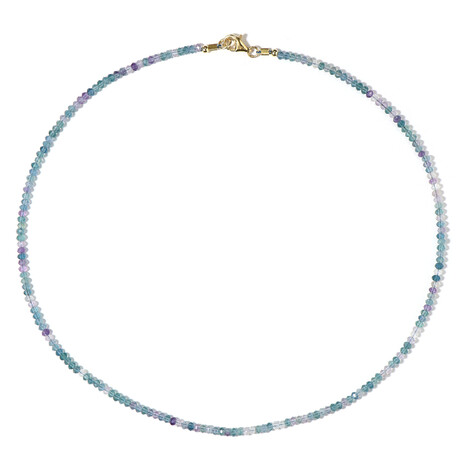 Collana in argento con Fluorite Blu