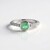 Anello in argento con Cianite Menta