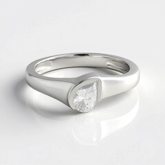 Anello in argento con Zircone