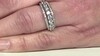 Zilveren ring met zirkonen