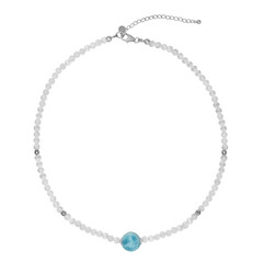Larimar Silver Necklace