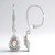 Boucles d'oreilles en argent et Morganite du Brésil