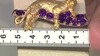 Zilveren halsketting met een amethist (Gems en Vogue)