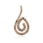 Pendentif en or et Diamant chocolat I2 (KM by Juwelo)