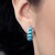 Boucles d'oreilles en argent et Turquoise Sleeping Beauty