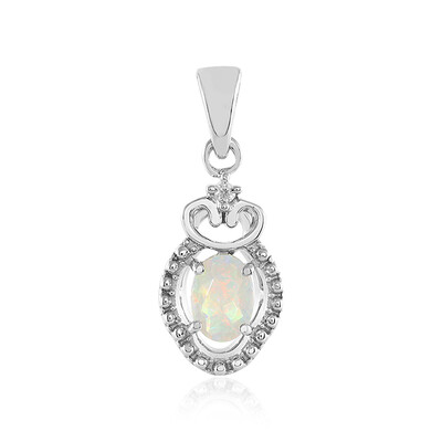 Ciondolo in argento con Opale di Welo
