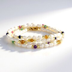 Bracciale in argento con Tormalina Rosa Nigeriana (Riya)