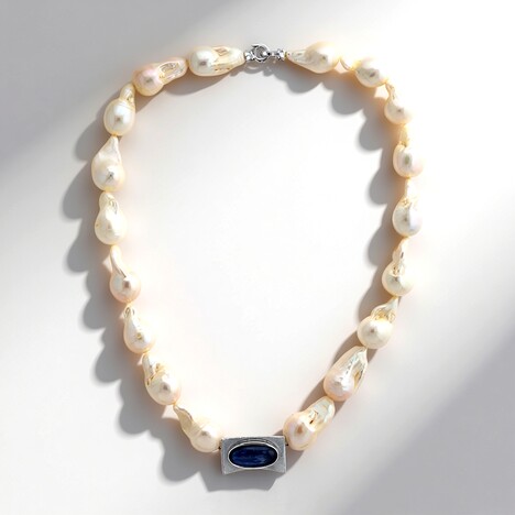 Collana in argento con Cianite