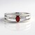 Anello in argento con Rubino Tanzania (Adela Silber)