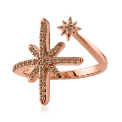 Anello in oro con Diamante Rose de France SI1 di Argyle