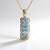 Collana in argento con Acquamarina (Gems en Vogue)