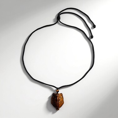 Collar con Ojo de tigre dorado