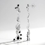 Orecchini in argento con Spinello Nero