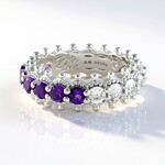 Anello in argento con Zircone (Dallas Prince Designs)