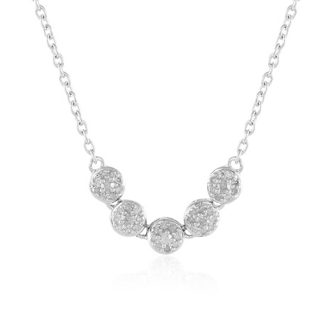 Collar en plata con Diamante I2 (I)