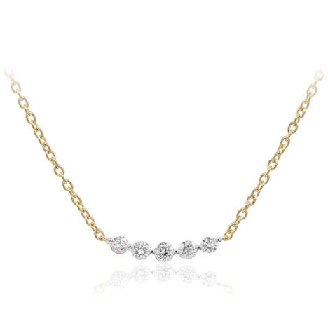 Collar en plata con Diamante VS1 (G) (Annette)