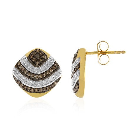 I4 Diamant-Silberohrringe