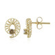 Orecchini in oro con Diamante Champagne I2 (Ornaments by de Melo)