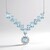 Collana in argento con Acquamarina Brasiliana