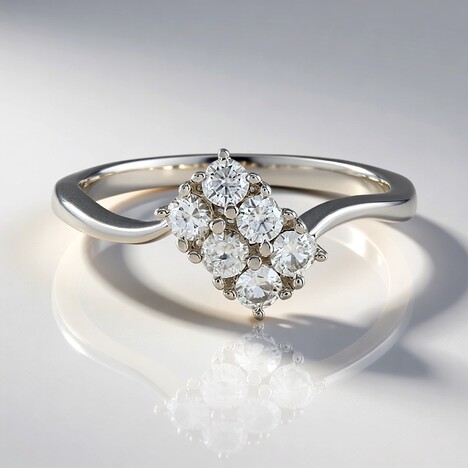 Anello in argento con Zircone